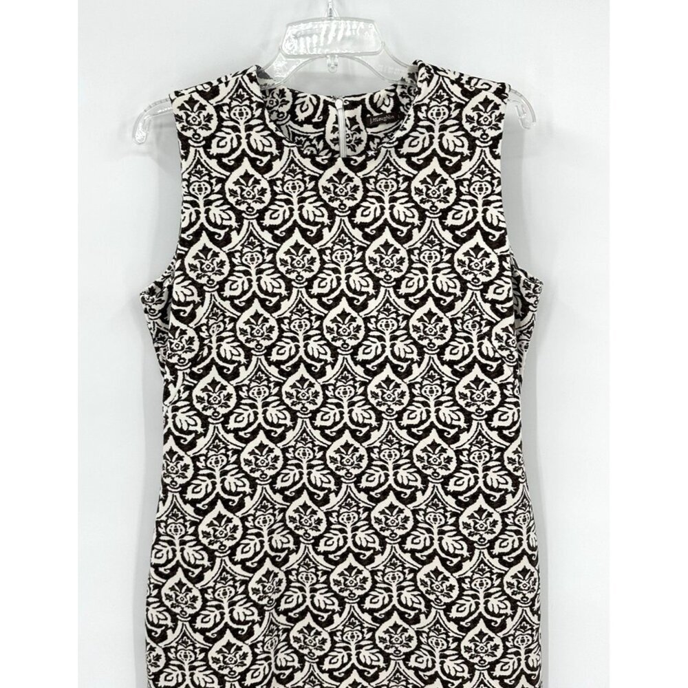 SOLD sleeveless shift sheath geometric L - Picture 3 of 7